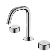 Serenity Basin Set Edge Spout With Metal Handle Chrome gallery detail image