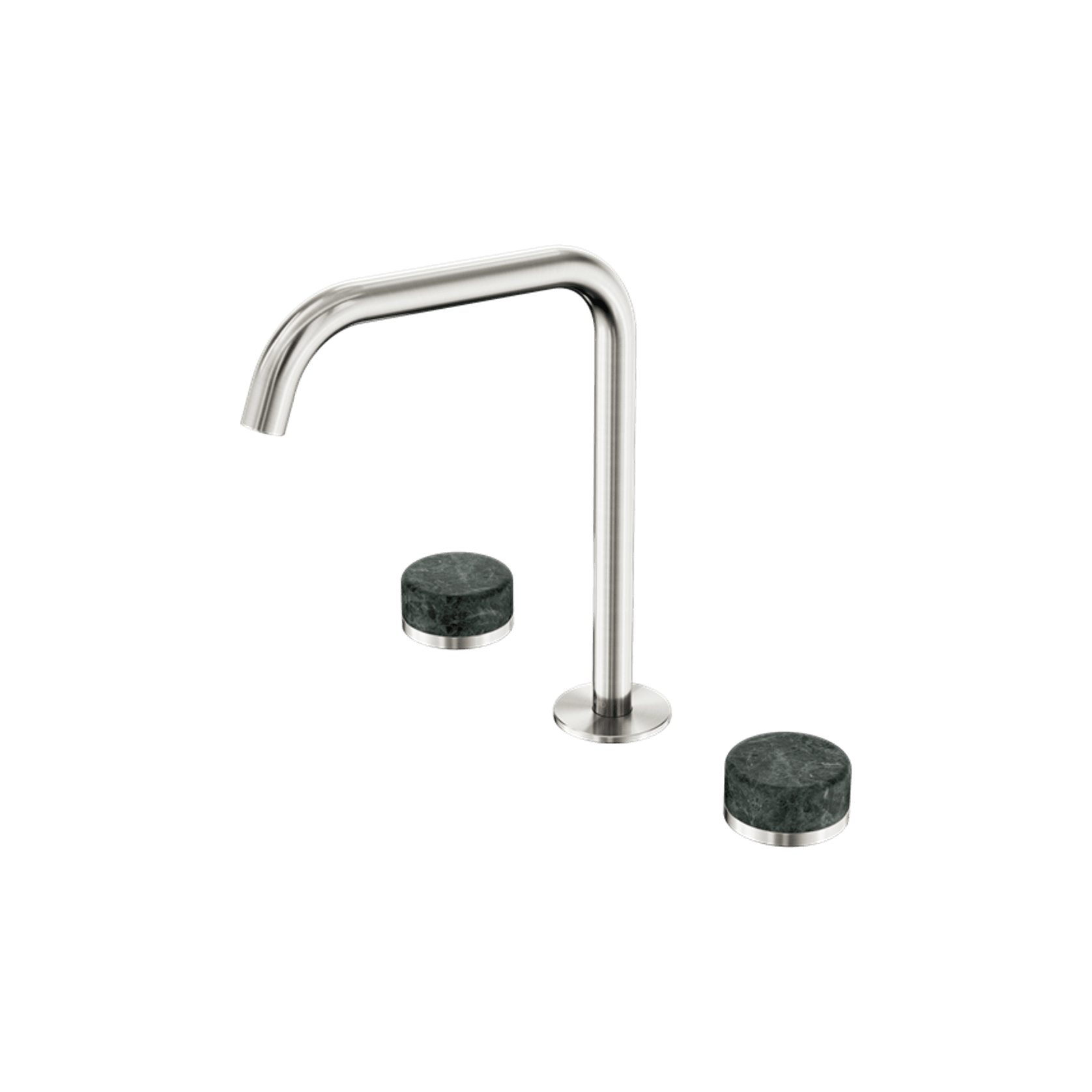 Serenity Bath/Kitchen Set Edge Spout With Verde Alpi Handle Brushed Nickel gallery detail image