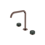 Serenity Bath/Kitchen Set Edge Spout With Verde Alpi Handle Brushed Bronze gallery detail image