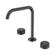 Serenity Bath/Kitchen Set Edge Spout With Verde Alpi Handle Gun Metal gallery detail image