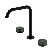 Serenity Bath/Kitchen Set Edge Spout With Verde Alpi Handle Matte Black gallery detail image