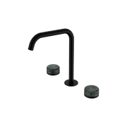 Serenity Bath/Kitchen Set Edge Spout With Verde Alpi Handle Matte Black gallery detail image