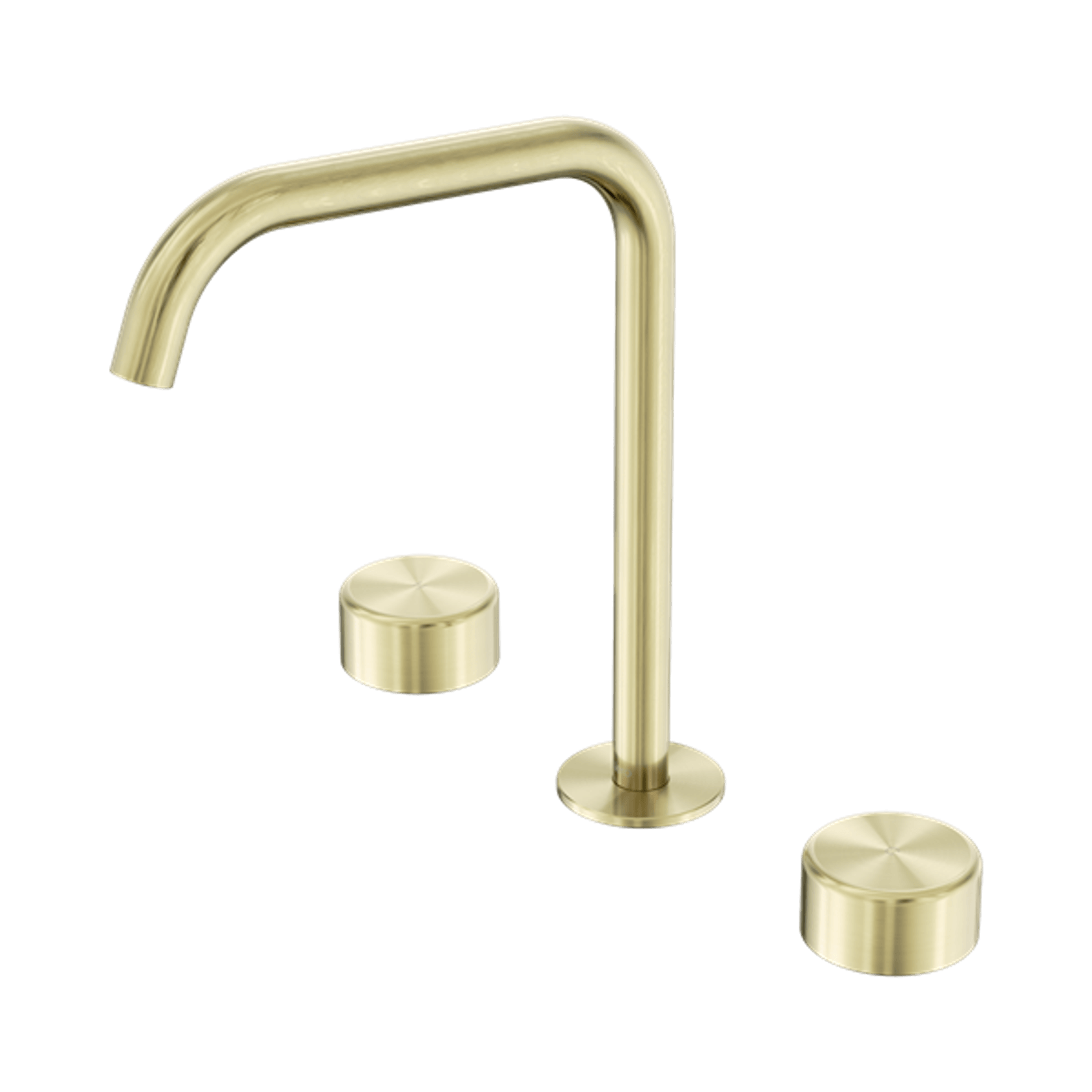Serenity Bath/Kitchen Set Edge Spout With Metal Handle Brushed Gold gallery detail image