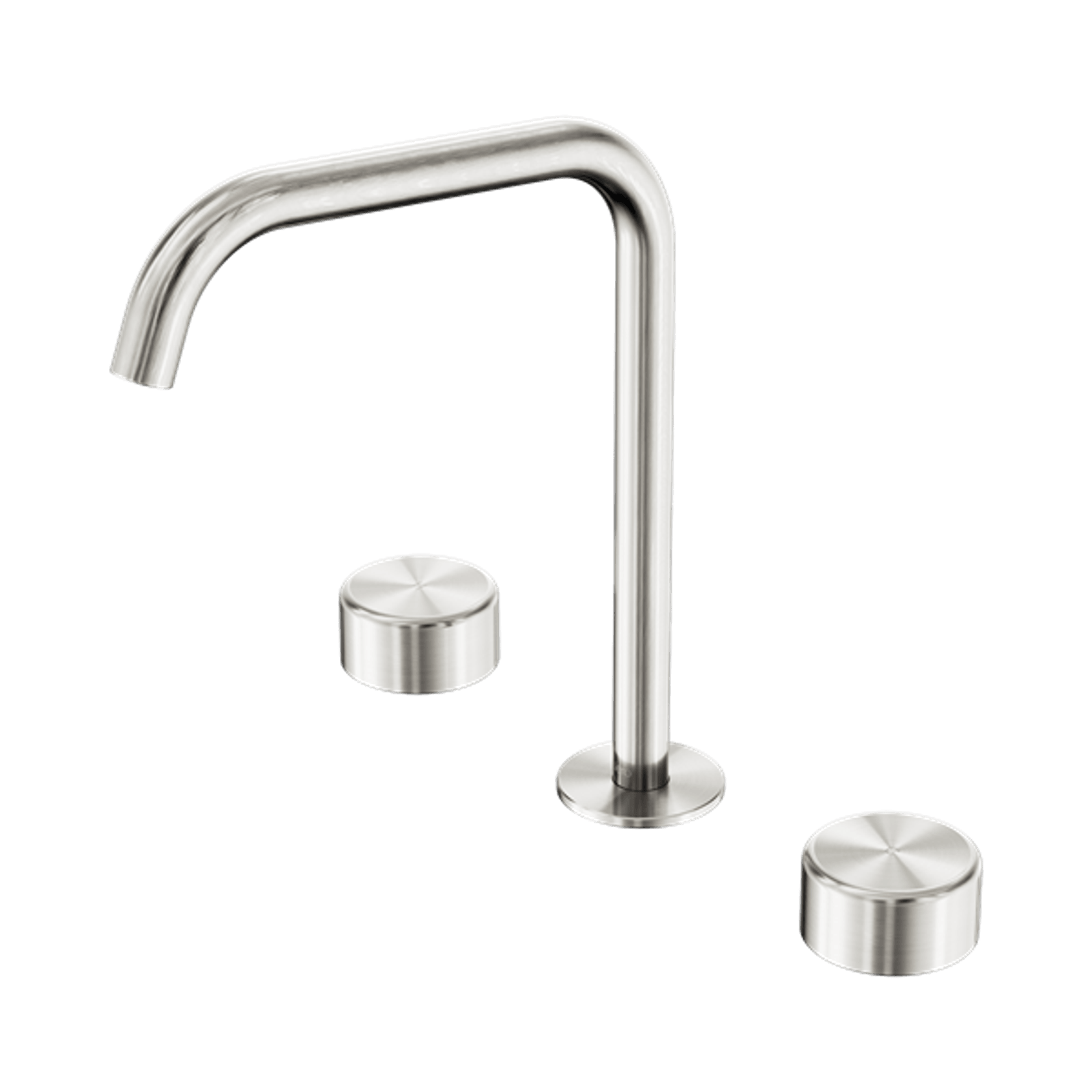 Serenity Bath/Kitchen Set Edge Spout With Metal Handle Brushed Nickel gallery detail image