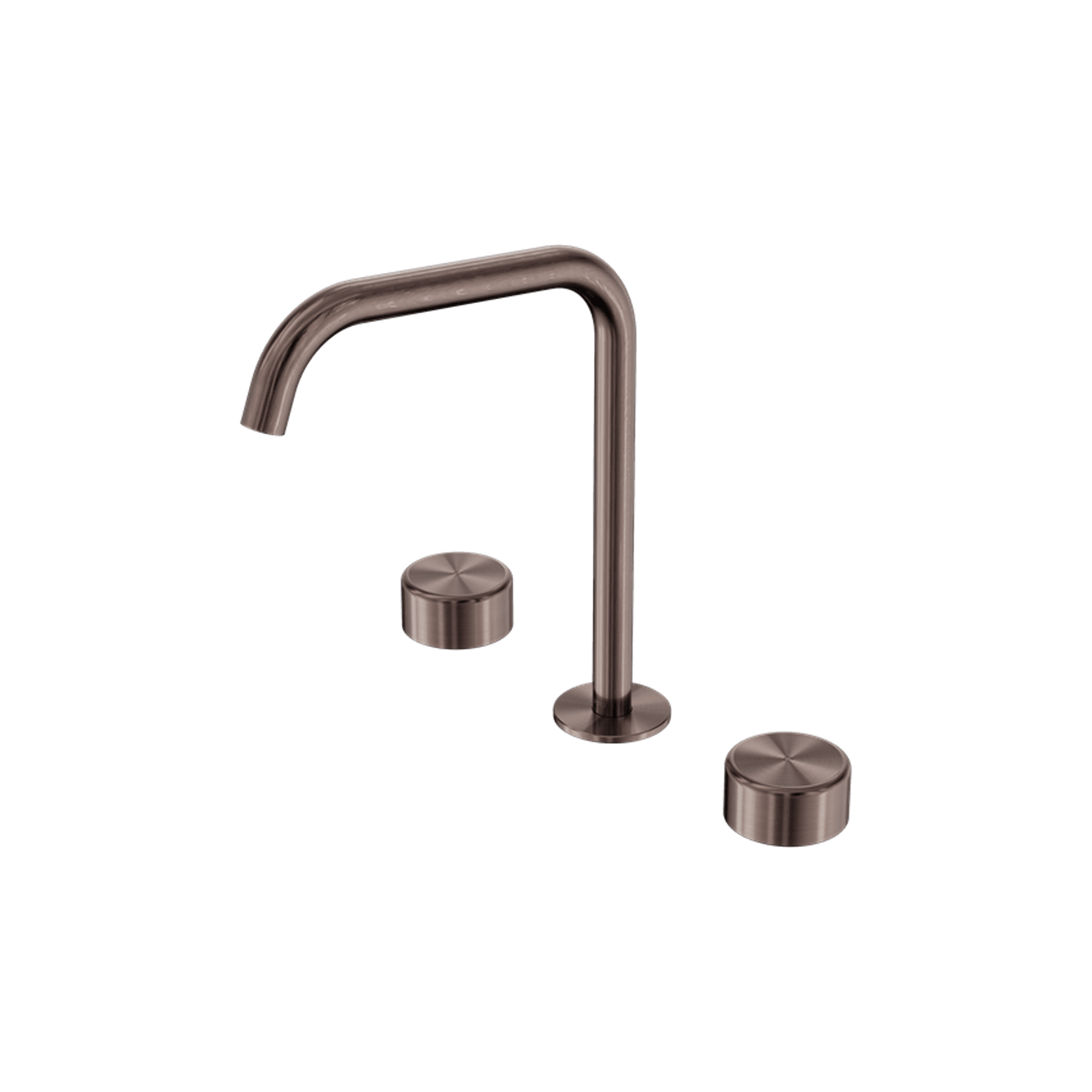 Serenity Bath/Kitchen Set Edge Spout With Metal Handle Brushed Bronze gallery detail image