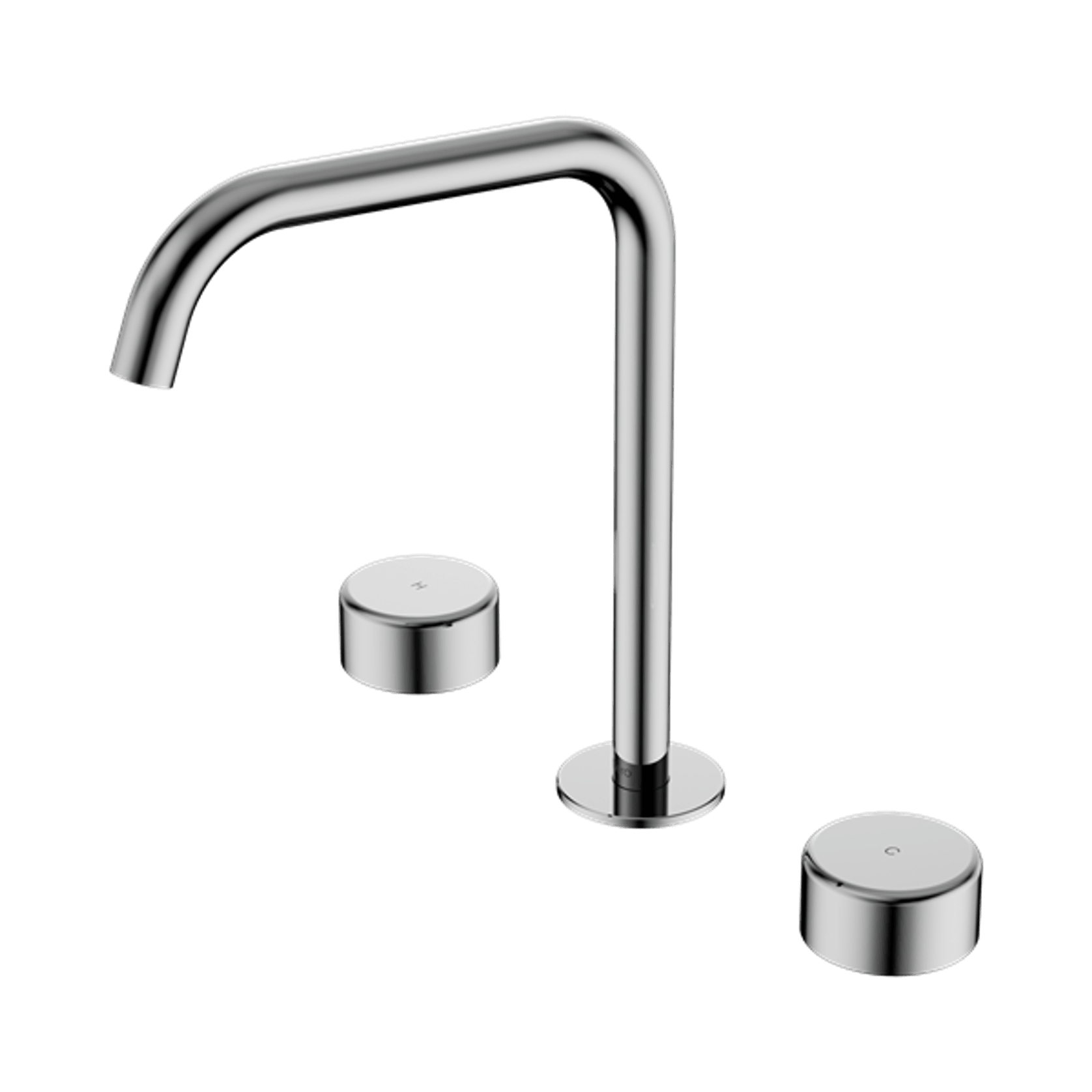 Serenity Bath/Kitchen Set Edge Spout With Metal Handle Chrome gallery detail image