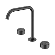 Serenity Bath/Kitchen Set Edge Spout With Metal Handle Gun Metal gallery detail image