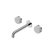 Serenity Wall Basin Set 185mm Spout With Carrara Handle Chrome gallery detail image