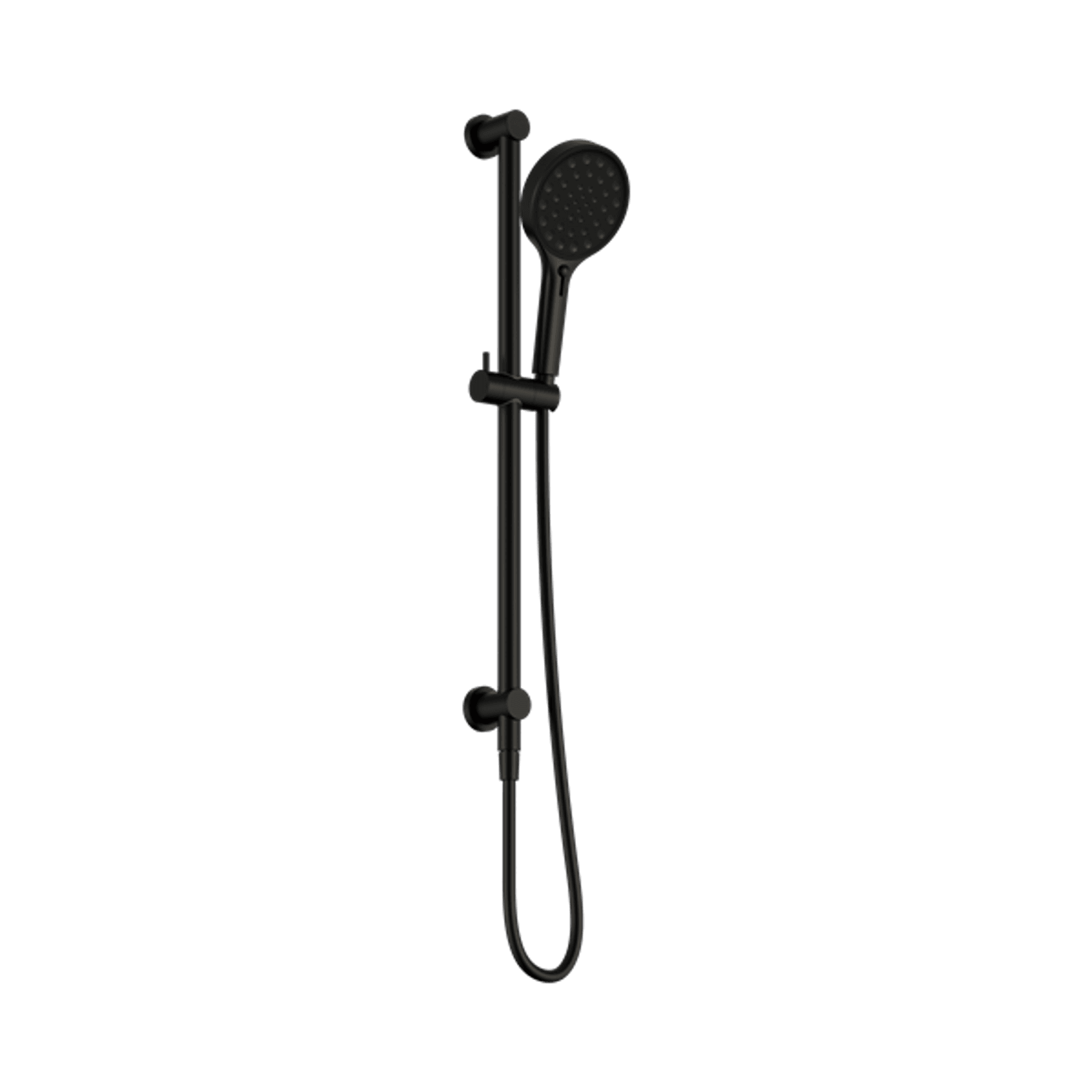 Serenity Rail Shower Matte Black gallery detail image