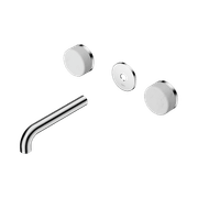 Serenity Wall Basin 160mm Spout + Carrara Handle Chrome gallery detail image