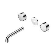 Serenity Wall Basin 160mm Spout + Metal Handle Chrome gallery detail image