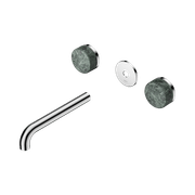 Serenity Wall Basin 185mm Spout + Verde Alpi Handle Chrome gallery detail image