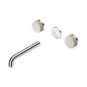 Serenity Wall Basin 185mm Spout + Rome Travertine Handle Chrome gallery detail image