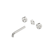 Serenity Wall Basin 185mm Spout With Metal Handle BN gallery detail image