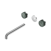 Serenity Wall Basin 220mm Spout + Verde Alpi Handle Chrome gallery detail image