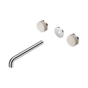 Serenity Wall Basin 220mm Spout + Rome Travertine Handle Chrome gallery detail image