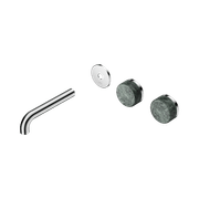 Serenity Wall Basin 160mm Offspout + Verde Alpi Handle Chrome gallery detail image