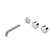 Serenity Wall Basin 160mm Offspout + Metal Handle Chrome gallery detail image