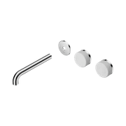 Serenity Wall Basin 185mm Offspout + Carrara Handle Chrome gallery detail image