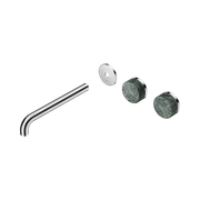 Serenity Wall Basin 220mm Offspout + Verde Alpi Handle Chrome gallery detail image