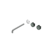 Serenity Wall Basin 220mm Offspout + Verde Alpi Handle Chrome gallery detail image