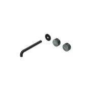 Serenity Wall Basin 220mm Offspout + Verde Alpi Handle Matte Black gallery detail image