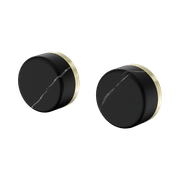 Serenity Wall Top Assembly With Marquina Black Handle Brushed Gold gallery detail image