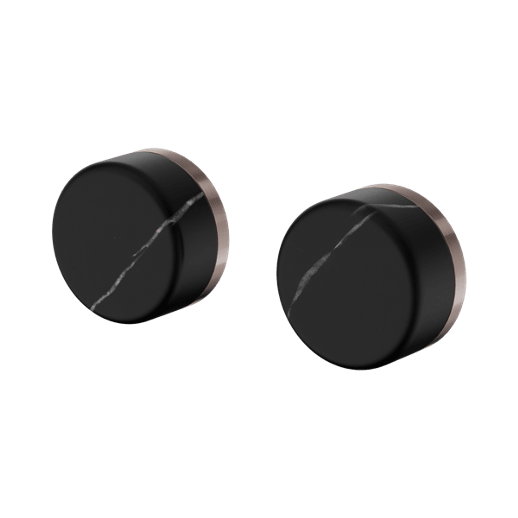 Serenity Wall Top Assembly With Marquina Black Handle Brushed Bronze gallery detail image