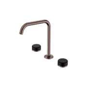 Serenity Bath/Kitchen Set Edge Spout With Marquina Black Handle Brushed Bronze gallery detail image
