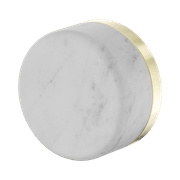 Serenity Shower Mixer Carrara Handle Brushed Gold gallery detail image