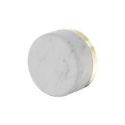 Serenity Shower Mixer Carrara Handle Brushed Gold gallery detail image