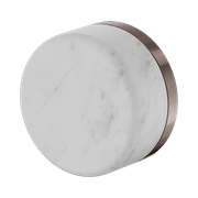 Serenity Shower Mixer Carrara Handle Brushed Bronze gallery detail image