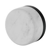 Serenity Shower Mixer Carrara Handle Matte Black gallery detail image