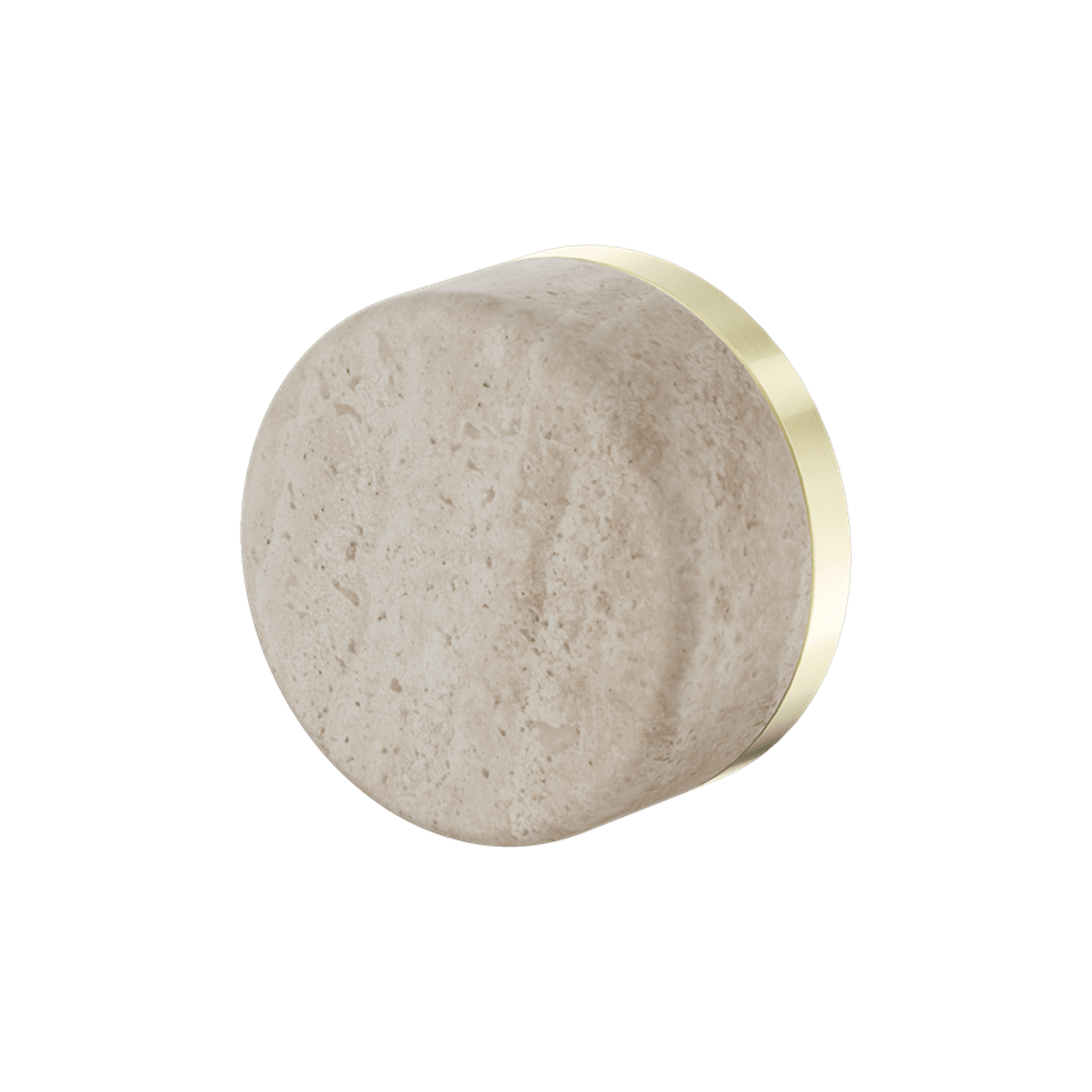 Serenity Shower Mixer Rome Travertine Handle Brushed Gold gallery detail image