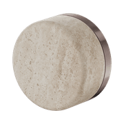 Serenity Shower Mixer Rome Travertine Handle Brushed Bronze gallery detail image