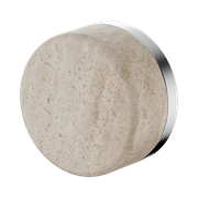 Serenity Shower Mixer Rome Travertine Handle Chrome gallery detail image