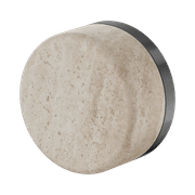 Serenity Shower Mixer Rome Travertine Handle Gun Metal gallery detail image