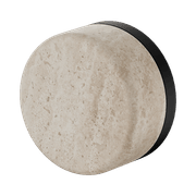 Serenity Shower Mixer Rome Travertine Handle Matte Black gallery detail image