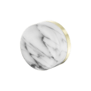 Serenity Shower Mixer Arabescato Corchia Handle Brushed Gold gallery detail image