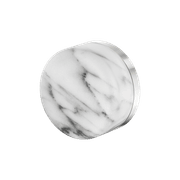 Serenity Shower Mixer Arabescato Corchia Handle Brushed Nickel gallery detail image