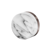 Serenity Shower Mixer Arabescato Corchia Handle Brushed Bronze gallery detail image