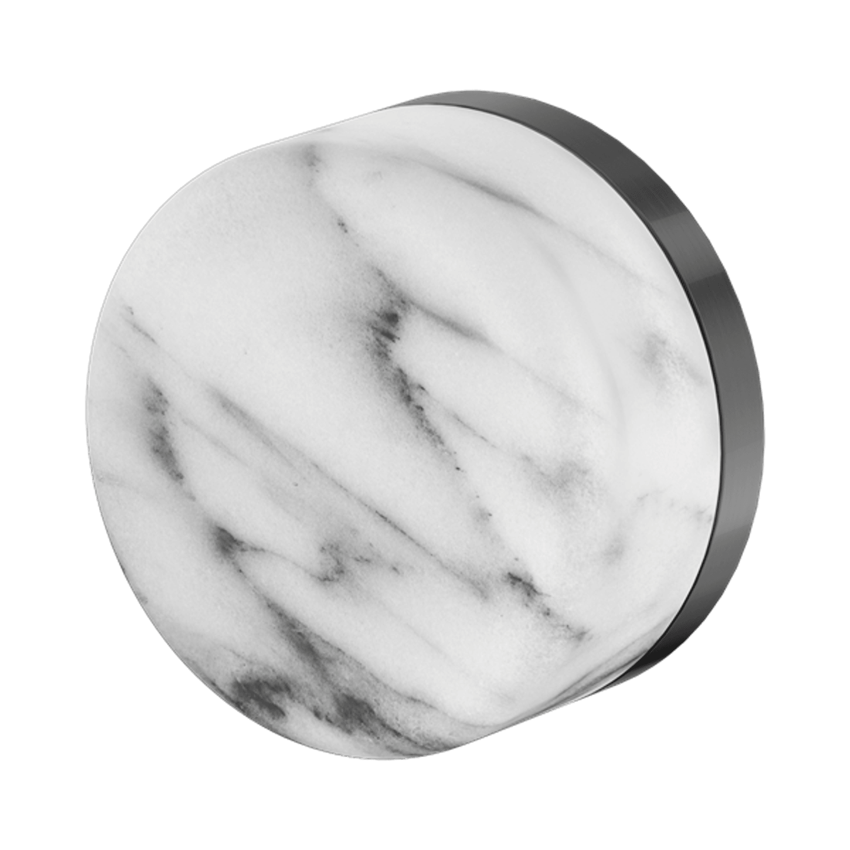 Serenity Shower Mixer Arabescato Corchia Handle Gun Metal gallery detail image