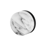 Serenity Shower Mixer Arabescato Corchia Handle Matte Black gallery detail image