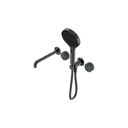 Serenity Shower System Spout Verde Alpi Handle And Serenity Hand Shower Gun Metal gallery detail image