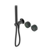 Serenity Shower System Verde Alpi Handle And Slim Shower Gun Metal gallery detail image