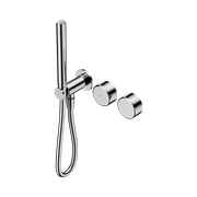 Serenity Shower System Metal Handle And Slim Shower Chrome gallery detail image
