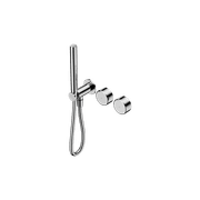 Serenity Shower System Metal Handle And Slim Shower Chrome gallery detail image