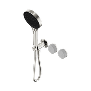 Serenity Shower System Carrara Handle And Serenity Hand Shower Brushed Nickel gallery detail image