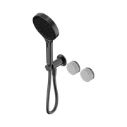 Serenity Shower System Carrara Handle And Serenity Hand Shower Gun Metal gallery detail image