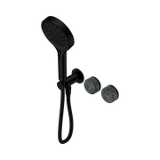Serenity Shower System Verde Alpi Handle And Serenity Hand Shower Matte Black gallery detail image